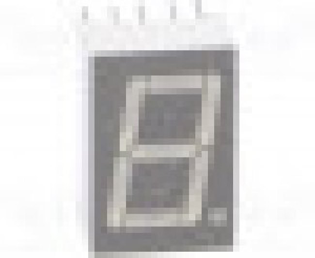 KW1-561AGA, Дисплей: LED, 7-сегментный, 14,2мм, 0,56", II.зн: 1, зеленый, анод