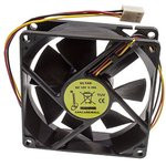 FANCASE/BALL, Вентилятор 80х80х25 3pin FANCASE/BALL, Вентилятор 80х80х25 3pin