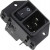 DC21.0021.1111, Разъем питания IEC 60320 DC21 C14 (E),с выключателем THT