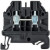 58.503.0055.1, WT 2.5 Series Black Feed Through Terminal Block, 2.5mm², Single-Level, Screw Termination, ATEX