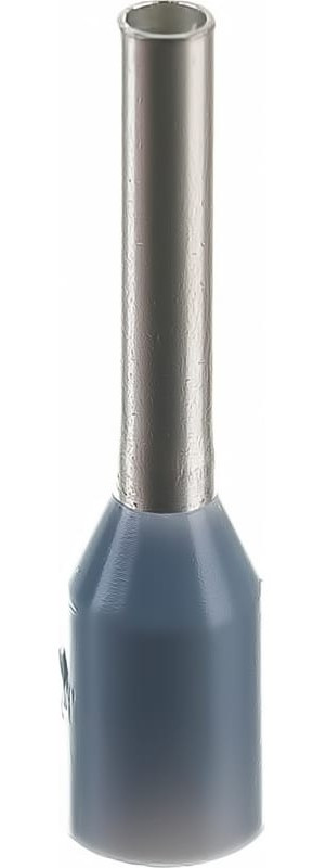 Втулочный наконечник 0,75мм2, 8мм цвет по DIN46228ч.4 - серый klk4708