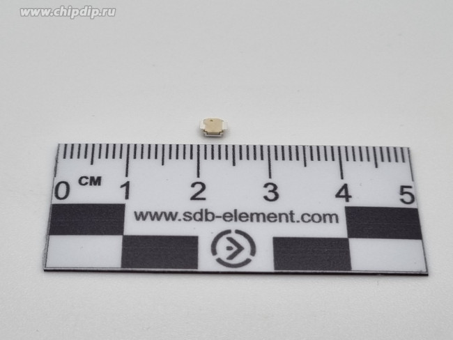 Кнопка без фиксации B3U-1000P, 12VDC SMD,2.5x3x1.6mm