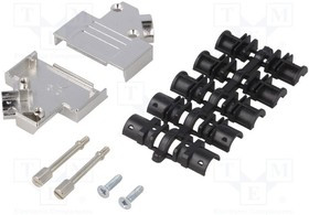 D45ZK15-K, Корпус: для разъемов D-Sub, D-Sub 15pin, D-Sub HD 26pin, UNC4-40