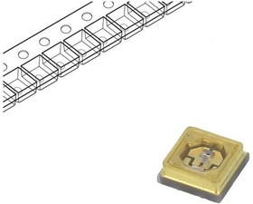 C3535DUVC-QB-Q5-D, Power LED; UV-A,UV-C; 120°; 100mA; ?d: 270?280nm,390?400nm; 3535