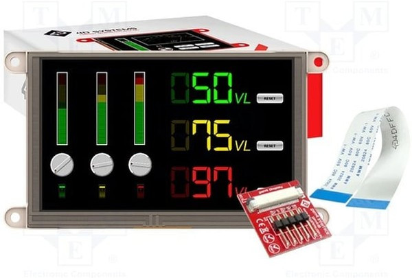 gen4-uLCD-50DT, Display Modules 5.0", 800x480 pixels Slim Display Module gen4-uLCD-50DT, Display Modules 5.0", 800x480 pixels Slim Display Module