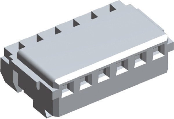 353293-6, Headers &amp; Wire Housings RCPT 6 POS GRY MINI 1.5mm