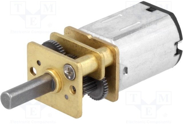 1094, Двигатель: DC, с редуктором, LP, 6ВDC, 360мА, Ось: D профиль, 28: 1