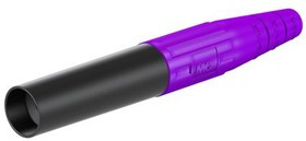 15.0017-26, Violet Socket Banana Plug - Crimp, 600V
