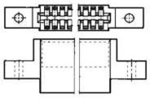 1-583861-1, Standard Card Edge Connectors TYPE B 125P RA CARD
