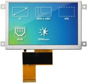 RVT50HQTFWN00, Дисплей: TFT, 5", 800x480, Подсвет: LED, Размер окна: 108x64,8мм RVT50HQTFWN00, Дисплей: TFT, 5", 800x480, Подсвет: LED, Размер окна: 108x64,8мм