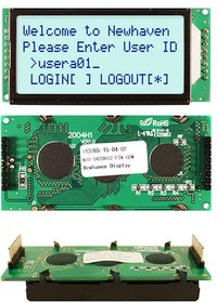 NHD-0420H1Z-FSW-GBW, LCD Character Display - 4 x 20 Character - STN- Gray - White Backlight - 79.0 x 36.0 mm