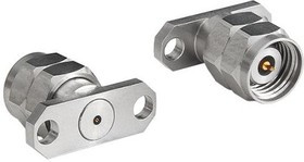 RF240A2PEGA, RF Connectors / Coaxial Connectors 2.4mm Plug Straight 2 Hole Flange RF Connector 0.23mm Sckt