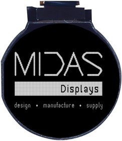 MCOT128128RV-WM, DISPLAY, OLED, TAB, 128X128 PIXELS