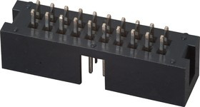 ZL231-20PG, Гнездо IDC "папа" PIN 20 прямой THT 2,54мм