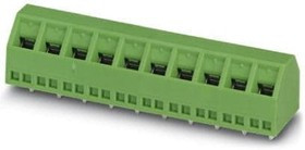 PCB terminal, 4 pole, pitch 5.08 mm, AWG 26-16, 13.5 A, screw connection, green, 1869237