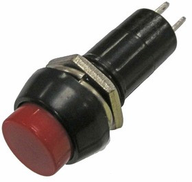 PBS-11B off-(on) красный, Кнопочный переключатель PBS-11B, OFF-ON, красный
