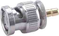 33_BNC-SMB-50-2/1--_UE, RF Adapter, Straight, BNC Plug - SMB Socket, 50Ohm