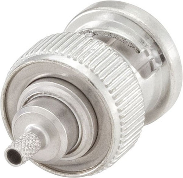 248535, Plug Cable Mount BNC Connector, 75, Crimp Termination, Straight Body 248535, Plug Cable Mount BNC Connector, 75, Crimp Termination, Straight Body