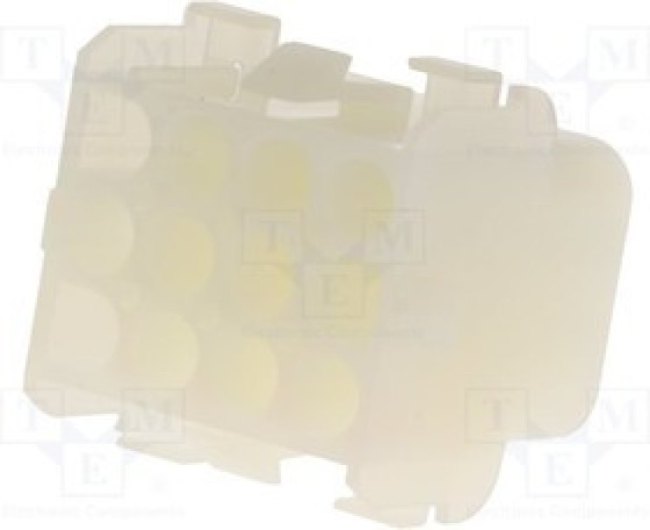 NLSG-3X4, Корпус гнезда NLS шаг 6,35мм 3x4 выв. папа