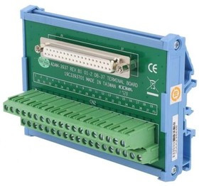 Модуль интерфейсный Advantech ADAM-3937-BE Клеммный адаптер с разъемом DB-37, монтаж на DIN рейку