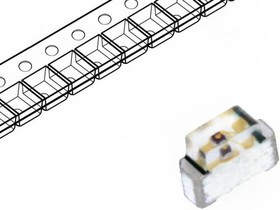 LTST-S270KGKT, LED; SMD; 0604; green; 18?71mcd; 1.6x1.15x0.6mm; 130°; 2?2.4V; 20mA
