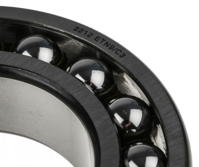2212 ETN9/C3 Self Aligning Ball Bearing- Open Type 60mm I.D, 110mm O.D