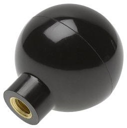 0035HX, Knobs &amp; Dials Ball Thermoset 38x38x16