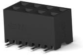 2314844-8, Board to Board &amp; Mezzanine Connectors 8P,2MM,B-B,RE,DRVT, SMD,0.1AU,TB,W/CP