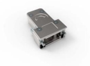 1-2308340-3, D-Sub Backshells FULL METAL HOODS SIZE 1-3 RAW 180 DEG