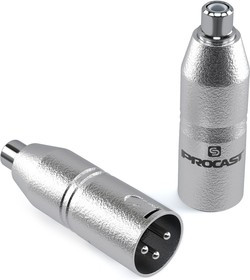 PROCAST cable A-XLRm/RCAf Переходник-адаптер XLR(m)/RCA(f)