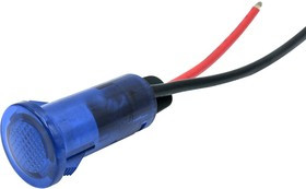 655-1403-103F, PANEL INDICATOR, BLUE, 12V, WIRE LEAD 655-1403-103F, PANEL INDICATOR, BLUE, 12V, WIRE LEAD