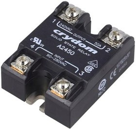 A2450, Solid State Relays - Industrial Mount 50A 240VAC AC