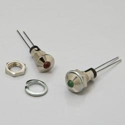 MPC3RDW12.0, LED Panel Mount Indicators 3mm Red Dif 12in Mtl Panel Mnt Ind. MPC3RDW12.0, LED Panel Mount Indicators 3mm Red Dif 12in Mtl Panel Mnt Ind.