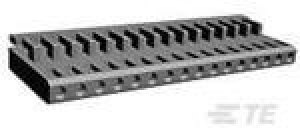 926475-3, Conn Housing RCP 3 POS 2.54mm Crimp ST Cable Mount Black Bag