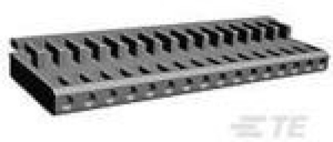 926475-3, Conn Housing RCP 3 POS 2.54mm Crimp ST Cable Mount Black Bag