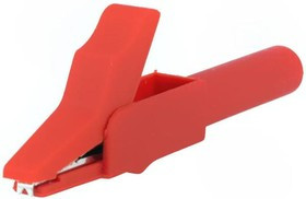 AX-CR-4PM-R, Зажим "крокодил", 15А, красный, Диап.захвата: макс.12мм AX-CR-4PM-R, Зажим "крокодил", 15А, красный, Диап.захвата: макс.12мм