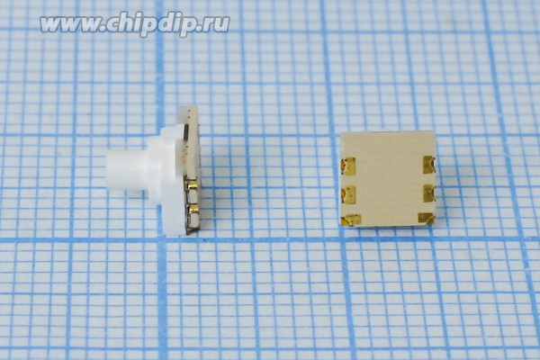 Тактовая кнопка, 5.2x 5.2x 5.0, 2ВILжелтый&amp;Ilзеленый