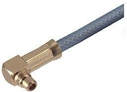 16_MMCX-50-2-2/111_OE, Plug Cable Mount MMCX Connector, 50, Solder Termination, Right Angle Body