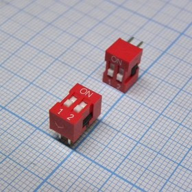 NDSR-02V, DIP Switches/SIP Switches Dip switch Slide Type