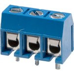 301-031-12, Клеммник винтовой, 3-контактный, 5мм, прямой 301-031-12, Клеммник винтовой, 3-контактный, 5мм, прямой