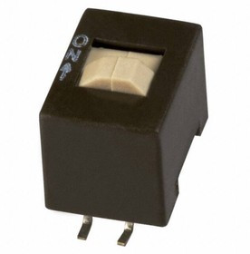 204-211STR, DIP Switches / SIP Switches DPST 1 position Epoxy Top Tape Seal