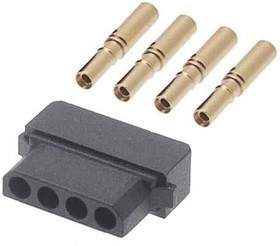 M80-8450445, Power to the Board 4 SIL F/CRMP CONN S/B HI-TEMP