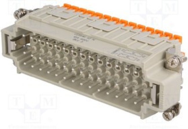 CDSHF42N, Разъем: HDC, "мама", CDSH, PIN: 42, 42+PE, размер 104.27, 10А, 400В