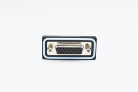 HDF-R26-213L011, HDF 26 Way Right Angle Solder D-sub Connector Socket, 2.29mm Pitch, with 4-40 Screw Locks