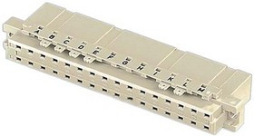 09047326832, Harting 09 04 32 Way 5.08mm Pitch, Type D, 2 Row, Straight DIN 41612 Connector, Socket