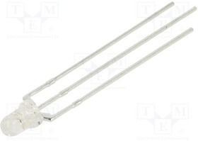 309VPGC2E-C-2B, LED; 3mm; red/green; 30°; Front: convex; 1.6?2.4/2.6?3.4V