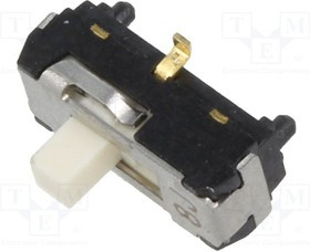 CL-SB-12B-02, Переключатель: движковый, Пол: 2, SPDT, 0,2A/12ВDC, ON-ON, -40-85°C