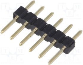 ZL303-06P, Штыревой штыревое "папа" PIN 6 прямой 2мм THT 1x6 ZL303-06P, Штыревой штыревое "папа" PIN 6 прямой 2мм THT 1x6