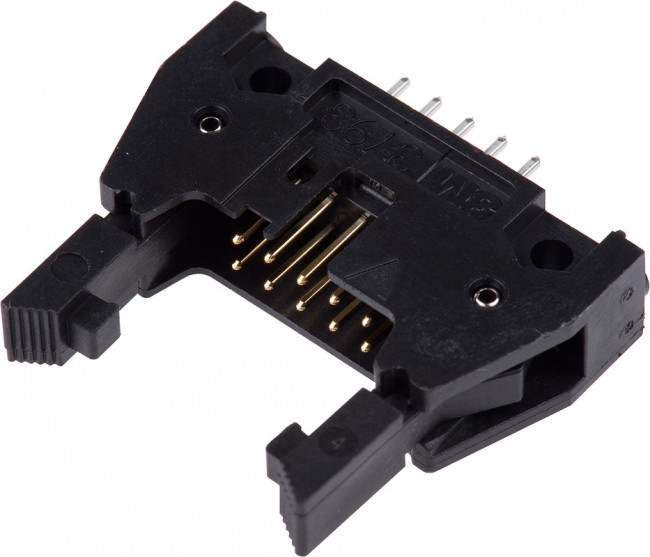 N3793-6302RB, Headers &amp; Wire Housings 10P STRT LONG PIN SOLDER TAIL 30u GOLD