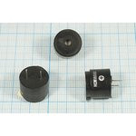 Зуммер магнитоэлектрический с генератором, размер 16x14, напряжение 6В, частота 2.3кГц, контакты 2P7